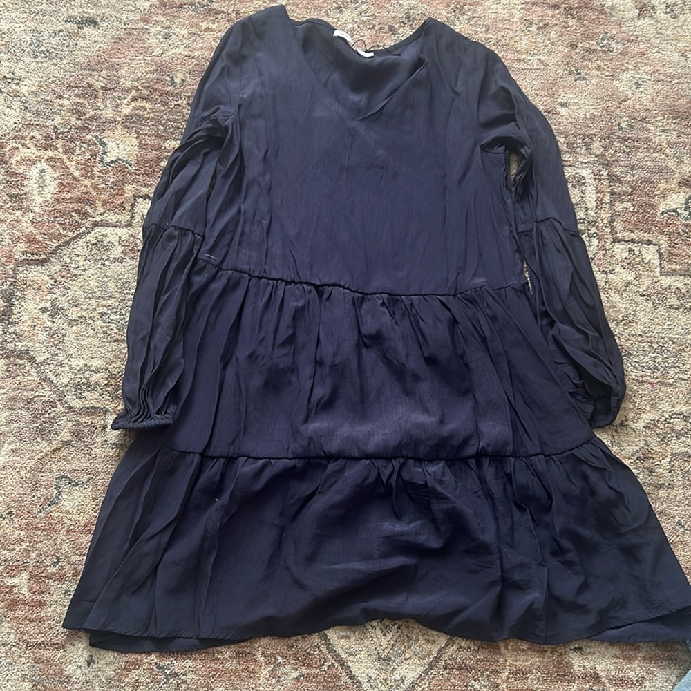 navy blue dress size small never worn